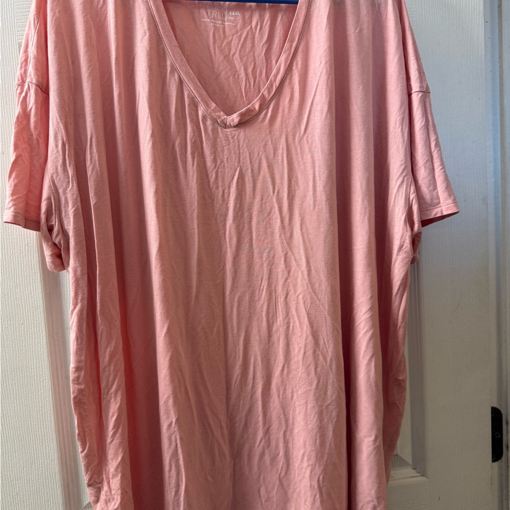 XxxL V-Neck Top Time and Tru